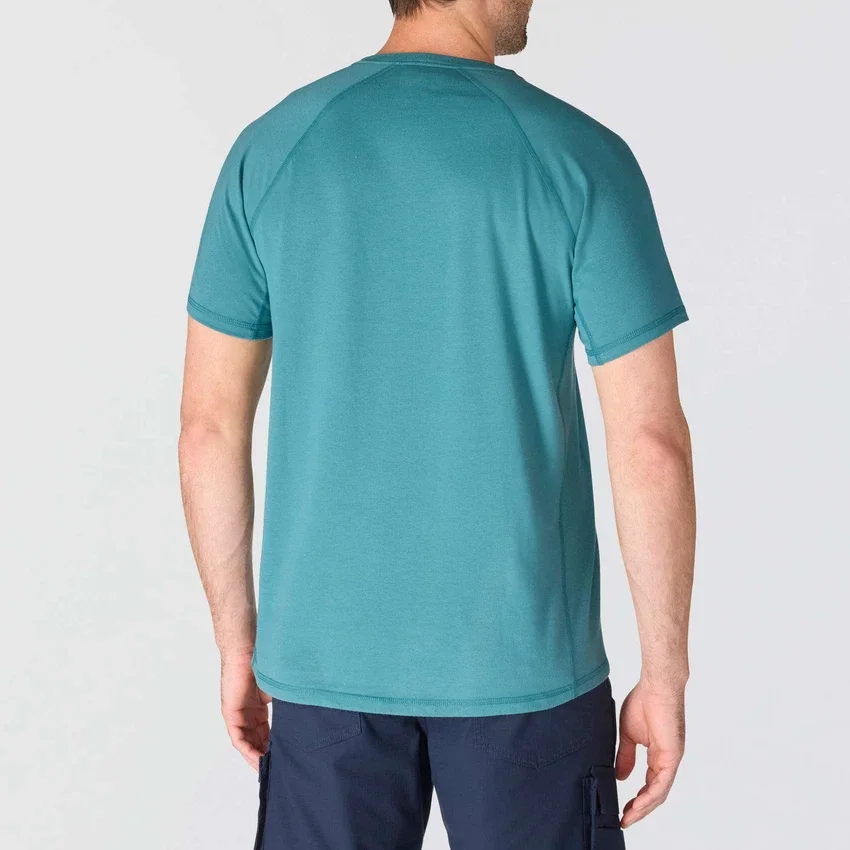 Atmungsaktives, feuchtigkeitsableitendes Herren-T-Shirt mit Logo aus der «Force»-Serie