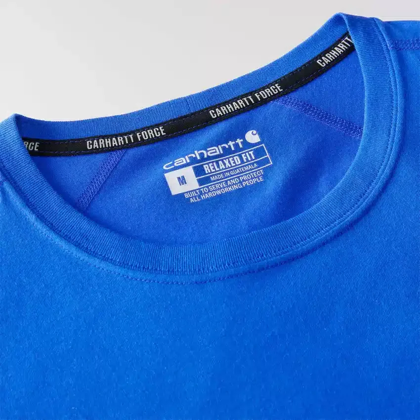 Atmungsaktives, feuchtigkeitsableitendes Herren-T-Shirt mit Logo aus der «Force»-Serie