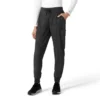 Bedruckte Cargo-Jogger-Arzt-Hose für Damen