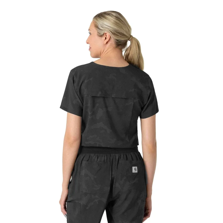 Bedrucktes Scrub-Oberteil für Damen zum Hineinstecken
