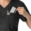Bedrucktes Scrub-Oberteil für Damen zum Hineinstecken