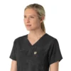 Bedrucktes Scrub-Oberteil für Damen zum Hineinstecken