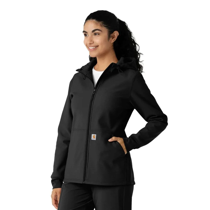 Bonded-Fleece-Hoodie für Damen