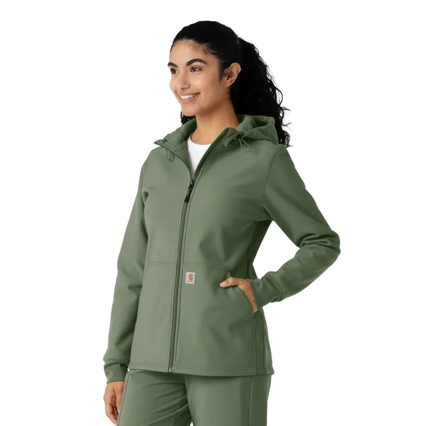 Bonded-Fleece-Hoodie für Damen