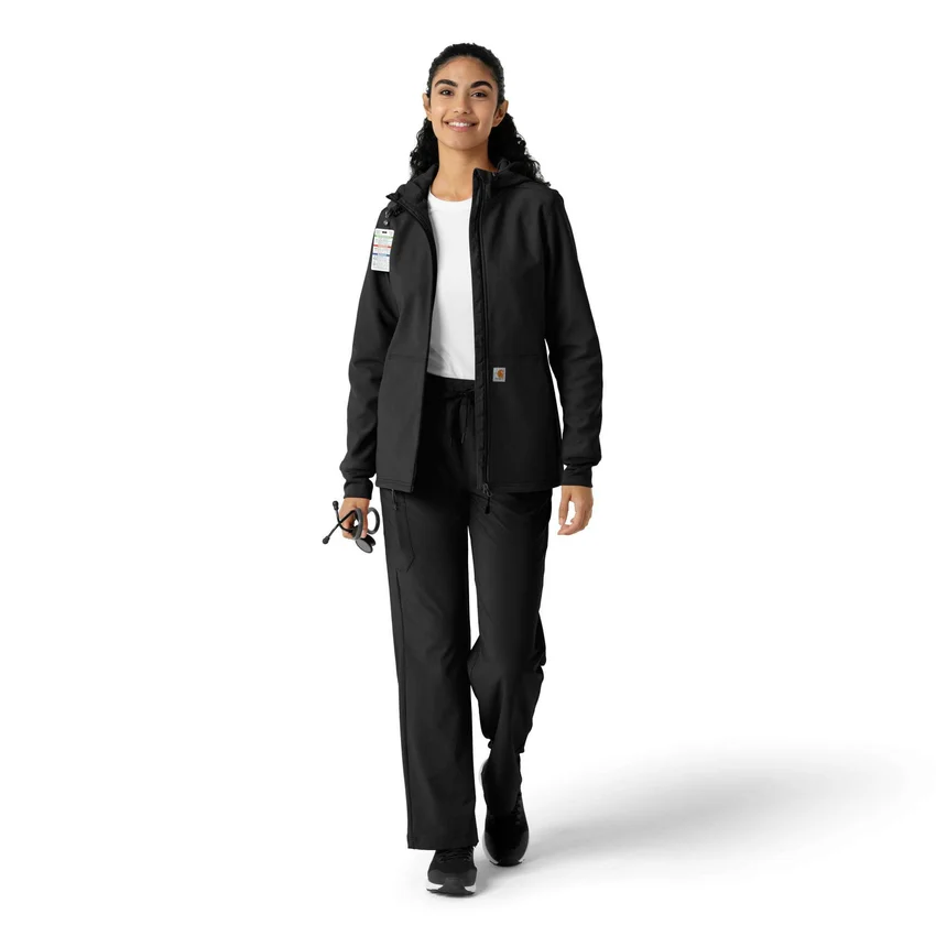 Bonded-Fleece-Hoodie für Damen