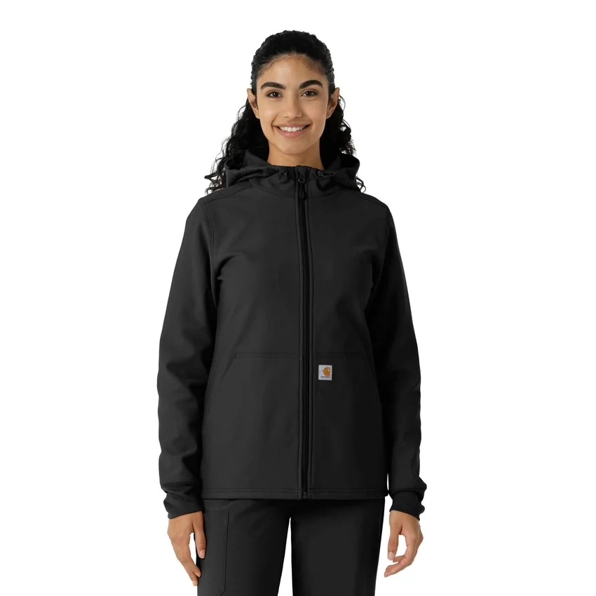 Bonded-Fleece-Hoodie für Damen