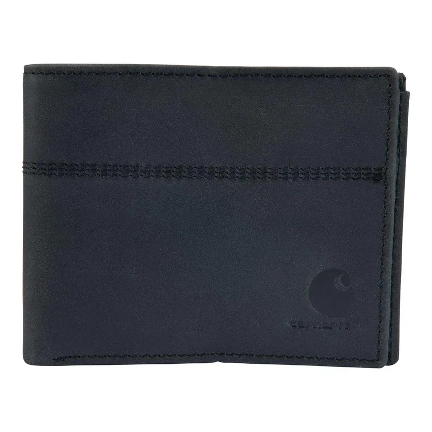 Brieftasche aus Sattelleder mit zwei Fächern