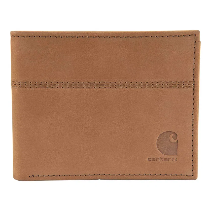 Brieftasche aus Sattelleder mit zwei Fächern