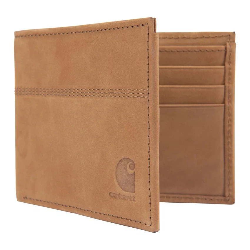 Brieftasche aus Sattelleder mit zwei Fächern
