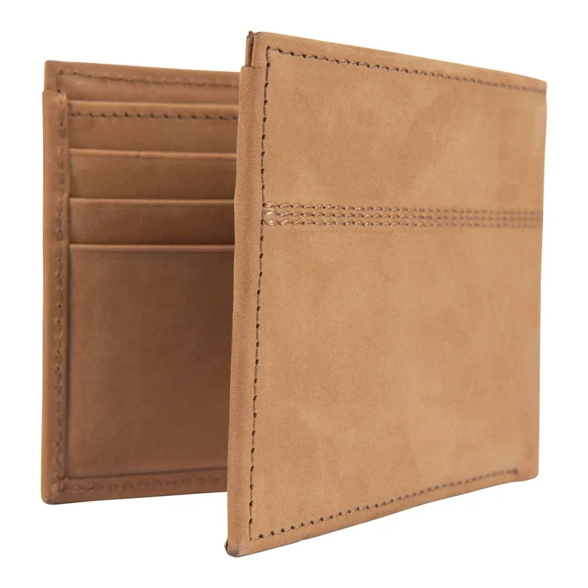 Brieftasche aus Sattelleder mit zwei Fächern