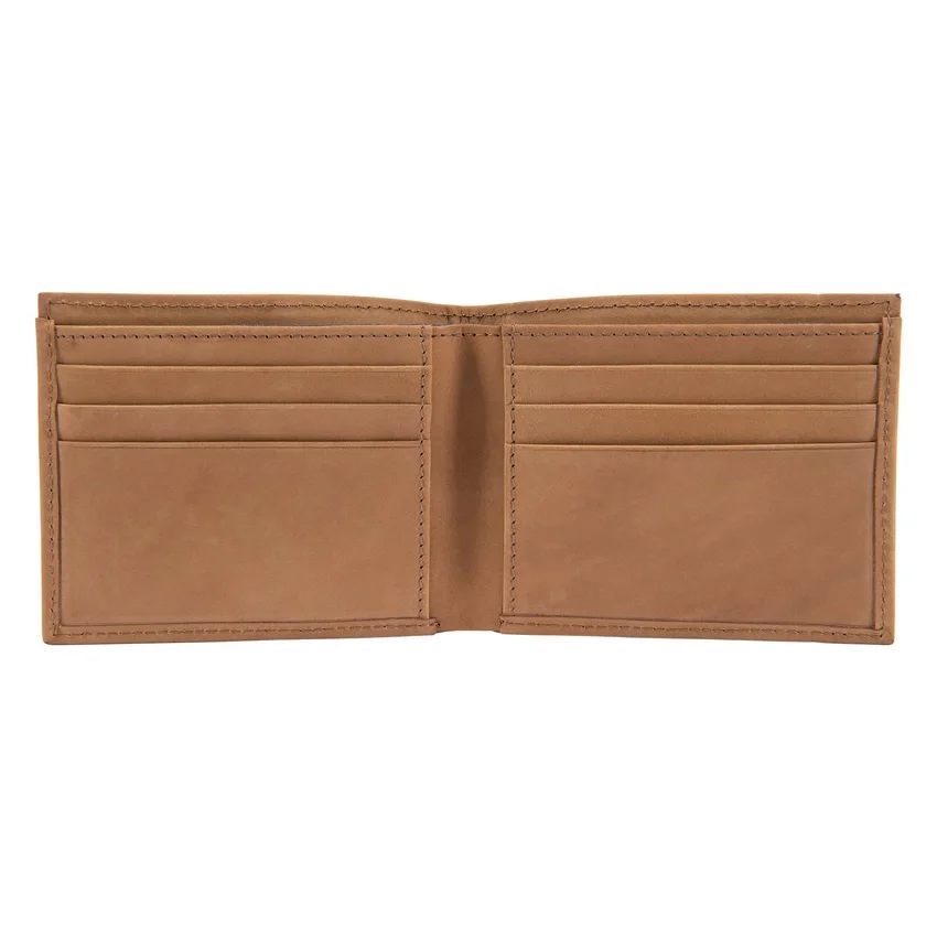 Brieftasche aus Sattelleder mit zwei Fächern