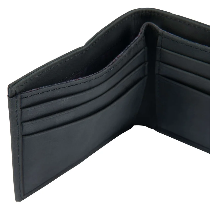 Brieftasche aus Sattelleder mit zwei Fächern