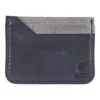 Brieftasche mit Fronttasche aus Patina-Leder