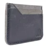 Brieftasche mit Fronttasche aus Patina-Leder