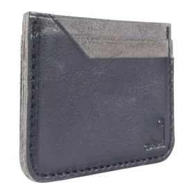 Brieftasche mit Fronttasche aus Patina-Leder