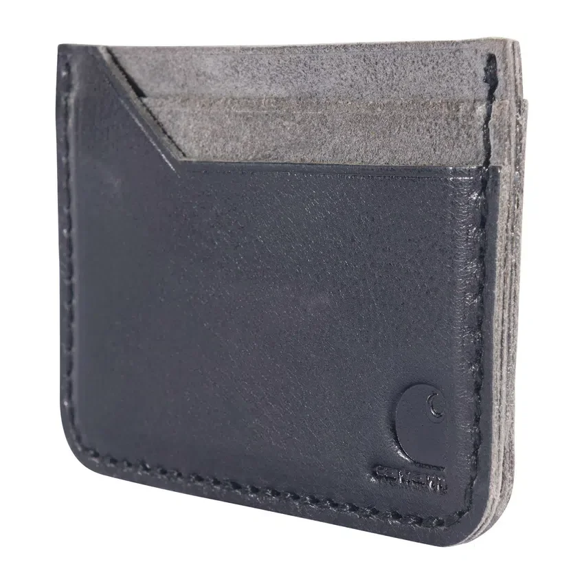 Brieftasche mit Fronttasche aus Patina-Leder