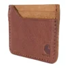 Brieftasche mit Fronttasche aus Patina-Leder