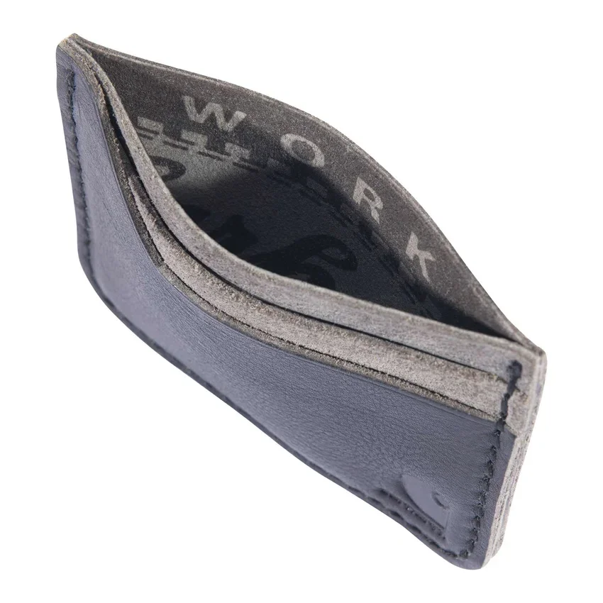 Brieftasche mit Fronttasche aus Patina-Leder