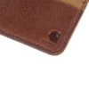 Brieftasche mit Fronttasche aus Patina-Leder