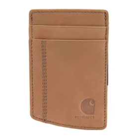 Brieftasche mit Vordertasche aus Sattelleder