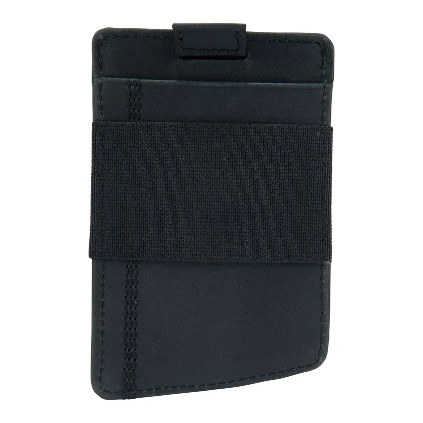 Brieftasche mit Vordertasche aus Sattelleder