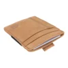Brieftasche mit Vordertasche aus Sattelleder