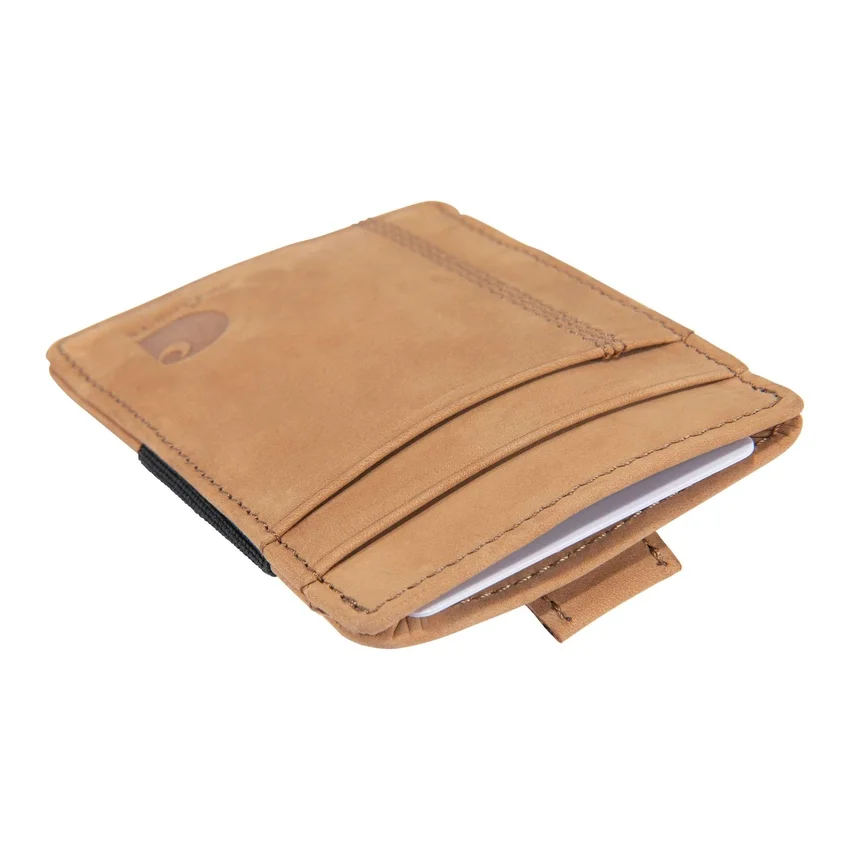 Brieftasche mit Vordertasche aus Sattelleder
