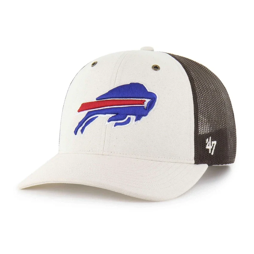 Buffalo Bills '47 Ungefärbte Trucker-Kappe, lockere Passform