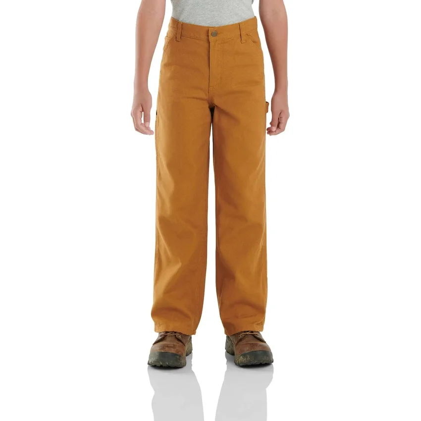 Canvas-Latzhose für Jungen, mit Flanell gefüttert (Kinder/Jugendliche)