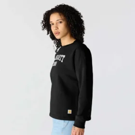 Carhartt 1889 Grafik-Sweatshirt mit Rundhalsausschnitt für Damen, lockere Passform, mittleres Gewicht