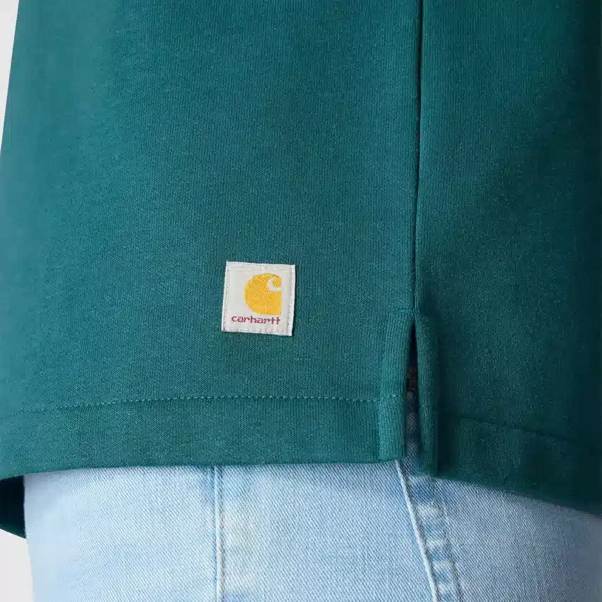 Carhartt 1889 Grafik-Sweatshirt mit Rundhalsausschnitt für Damen, lockere Passform, mittleres Gewicht