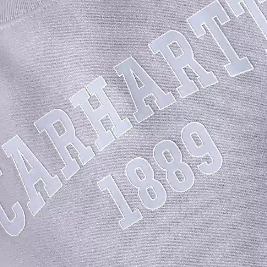 Carhartt 1889 Grafik-Sweatshirt mit Rundhalsausschnitt für Damen, lockere Passform, mittleres Gewicht