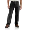 Carhartt B111 Herren-Arbeitshose, locker sitzend, gerade geschnitten, gewaschen, aus Entenstoff, gefüttert