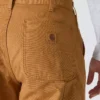 Carhartt B111 Herren-Arbeitshose, locker sitzend, gerade geschnitten, gewaschen, aus Entenstoff, gefüttert