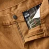 Carhartt B111 Herren-Arbeitshose, locker sitzend, gerade geschnitten, gewaschen, aus Entenstoff, gefüttert