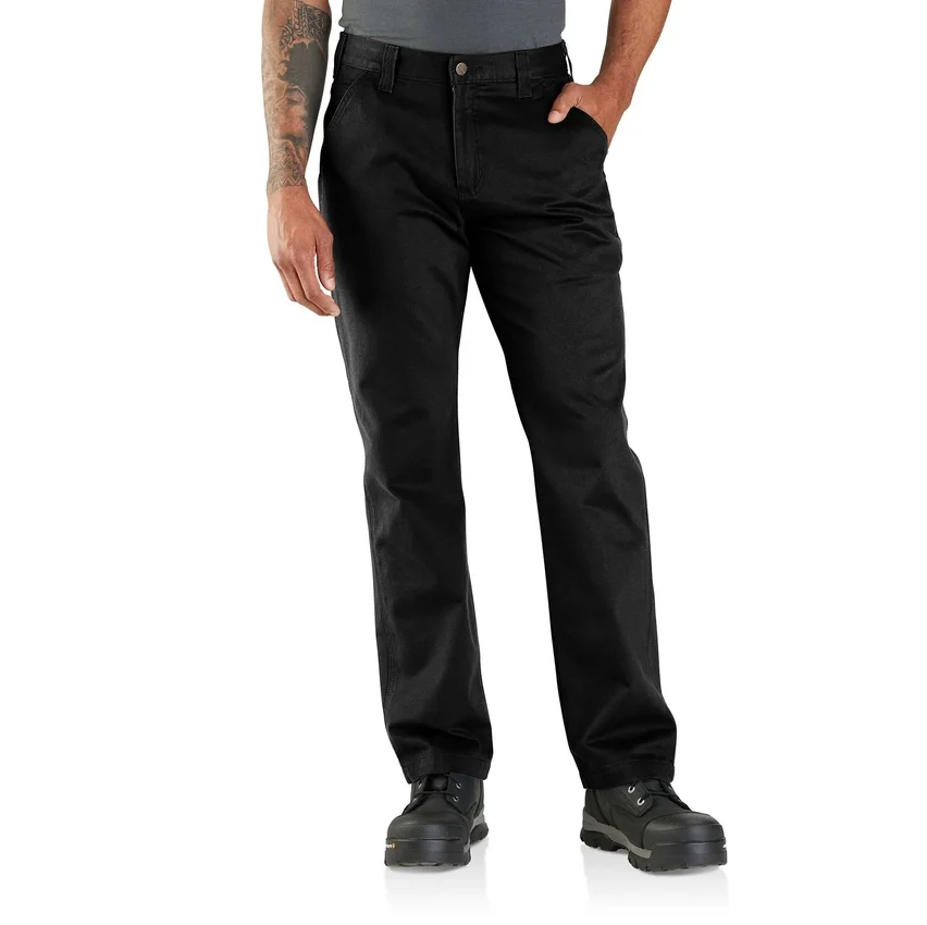 carhartt B324 Herren-Arbeitshose aus Twill mit lockerer, gerader Passform