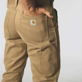 carhartt B324 Herren-Arbeitshose aus Twill mit lockerer, gerader Passform