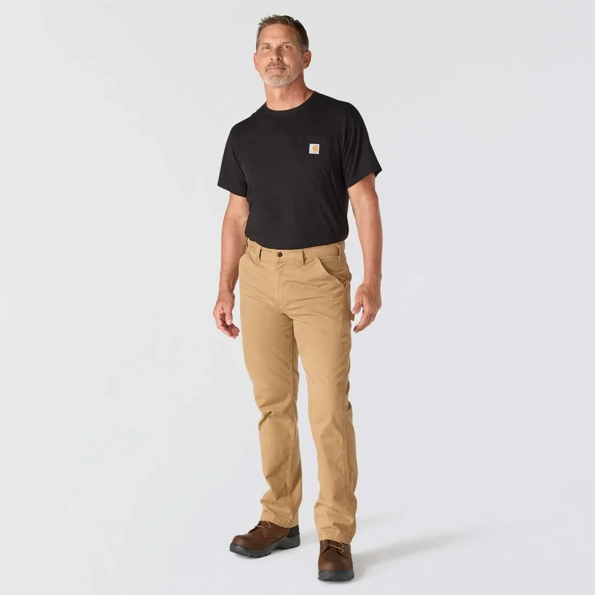 carhartt B324 Herren-Arbeitshose aus Twill mit lockerer, gerader Passform