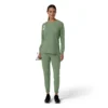 Carhartt Force Cross-Flex Langarm-Armlinge-Scrub-Oberteil für Damen mit Rundhalsausschnitt