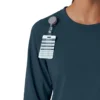 Carhartt Force Cross-Flex Langarm-Armlinge-Scrub-Oberteil für Damen mit Rundhalsausschnitt