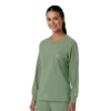 Carhartt Force Cross-Flex Langarm-Armlinge-Scrub-Oberteil für Damen mit Rundhalsausschnitt