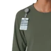 Carhartt Force Cross-Flex Langarm-Armlinge-Scrub-Oberteil für Damen mit Rundhalsausschnitt