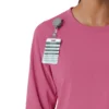 Carhartt Force Cross-Flex Langarm-Armlinge-Scrub-Oberteil für Damen mit Rundhalsausschnitt