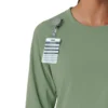 Carhartt Force Cross-Flex Langarm-Armlinge-Scrub-Oberteil für Damen mit Rundhalsausschnitt