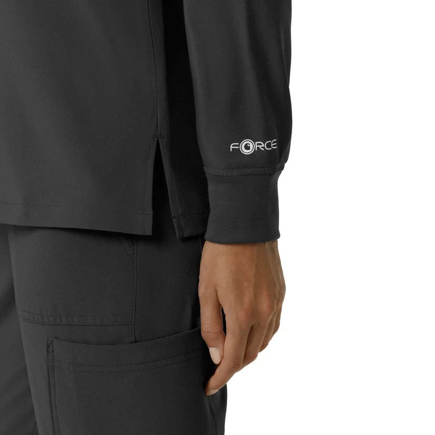 Carhartt Force Cross-Flex Langarm-Armlinge-Scrub-Oberteil für Damen mit Rundhalsausschnitt