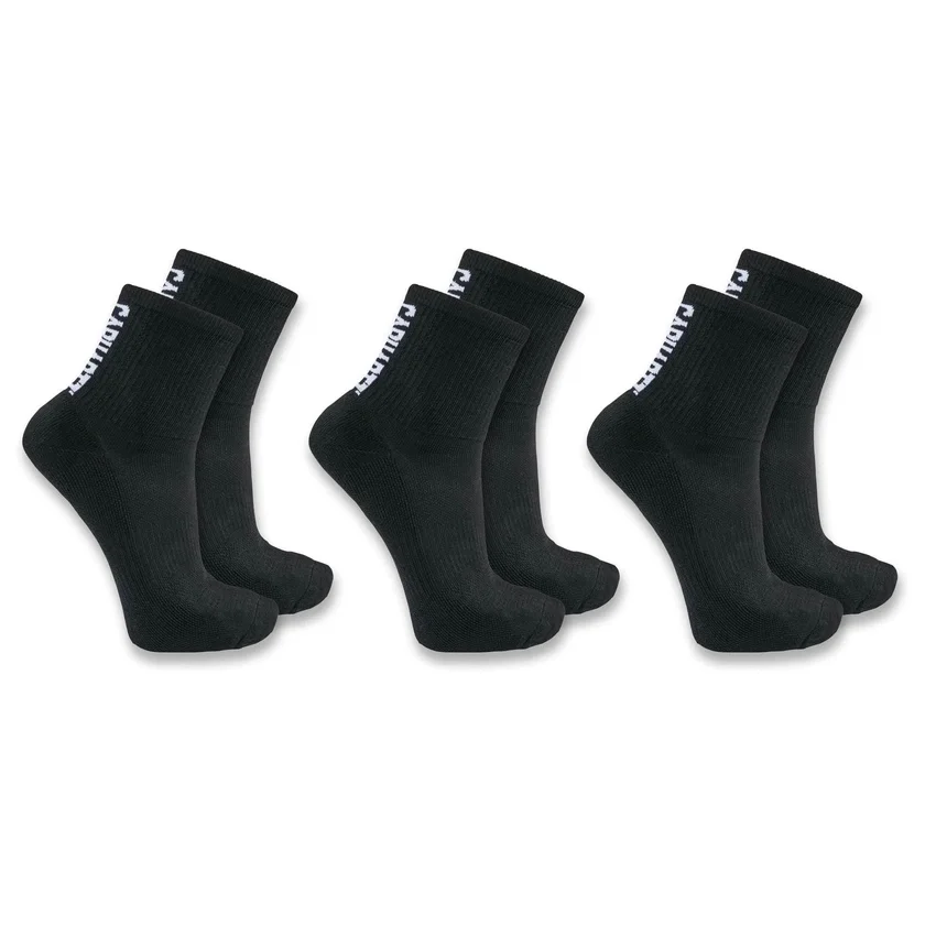 Carhartt Force® Midweight Logo Short Crew Socken 3er-Pack