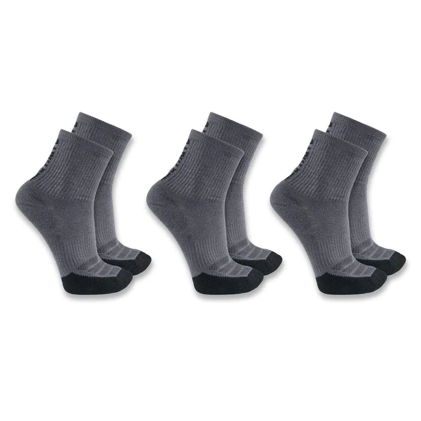 Carhartt Force® Midweight Logo Short Crew Socken 3er-Pack