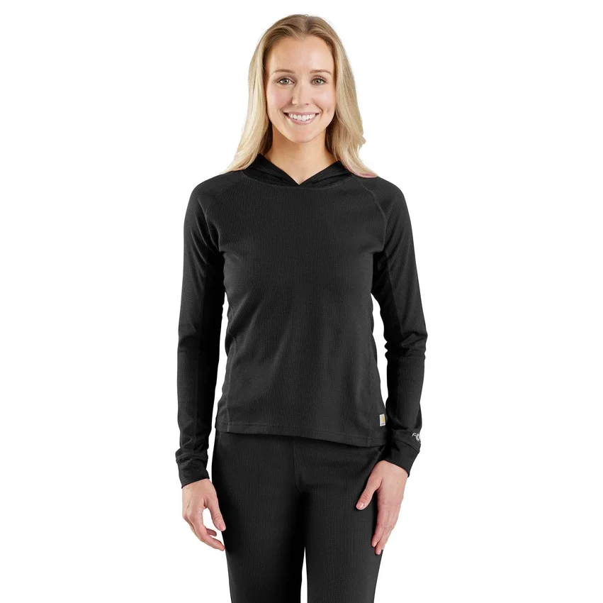 Carhartt Force® Midweight Micro-Grid Base Layer Hoodie für Damen