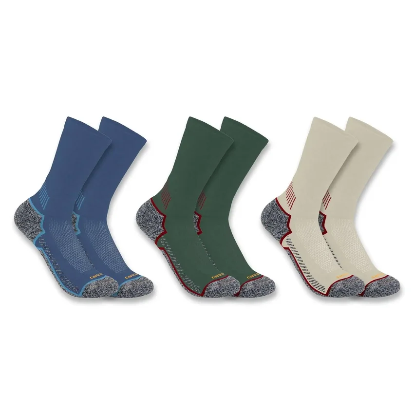 Carhartt Force® mittelschwere Crew-Socken, 3er-Pack
