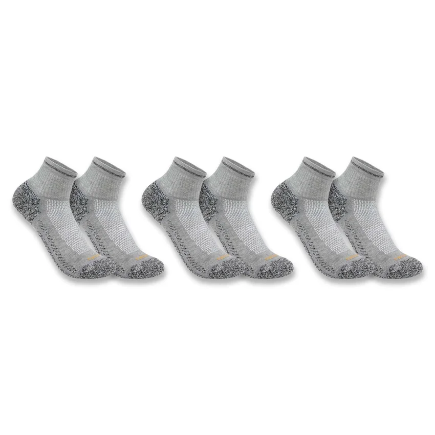 Carhartt Force® mittelschwere Quartersocken, 3er-Pack